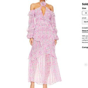 For Love & Lemons Rowan Maxi Dress